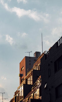 Low angle view of building against sky