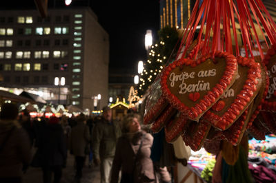 Crowd at night