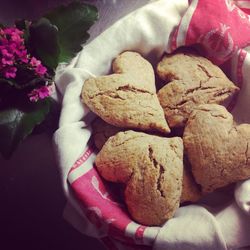 Close-up of cookies