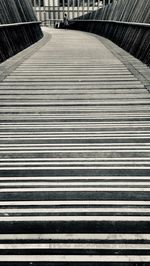 High angle view of staircase