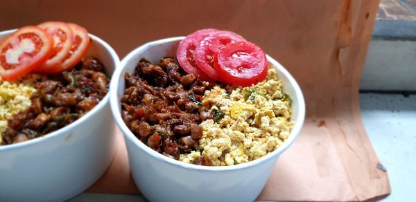 Close-up of food in container