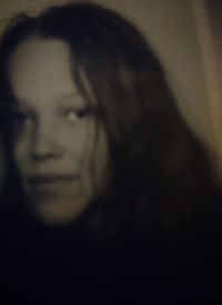 Close-up portrait of young woman