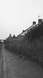 View of road against clear sky