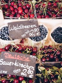 Full frame shot of sale at market stall