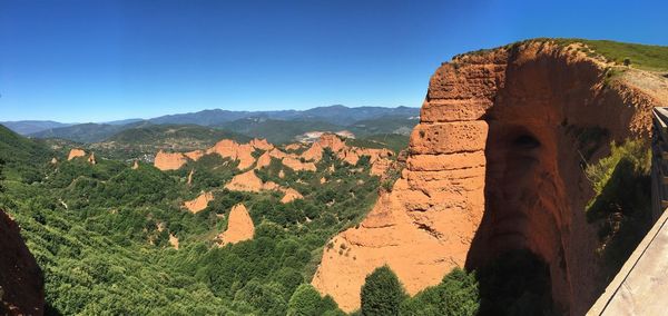 Scenic view of mountain against sky