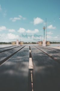 Surface level of road