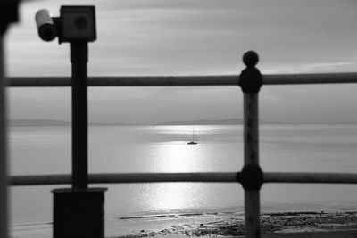 Boat through the railings