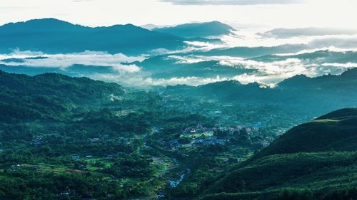 Scenic view of landscape against sky