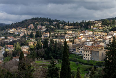 The beautiful fiesole city, located on florence hills