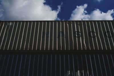Low angle view of building against sky