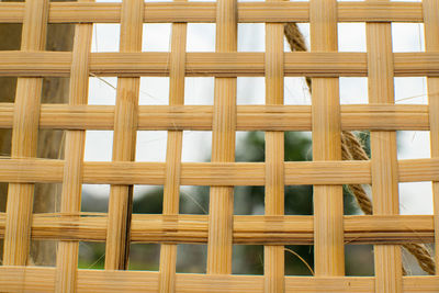 Full frame shot of wooden structure