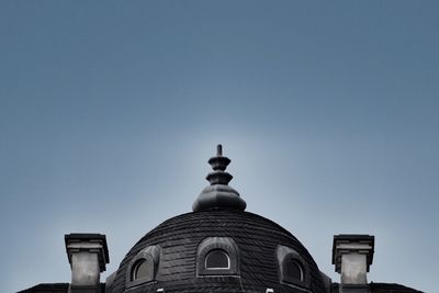 Low angle view of cathedral against clear sky