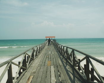 Pier leading to sea