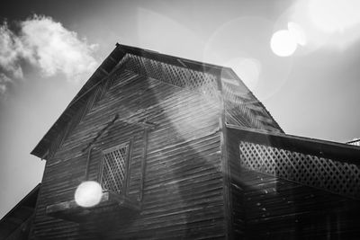 Low angle view of building against sky