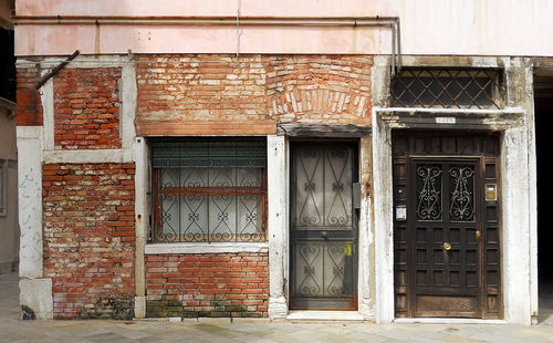 Facade of old house