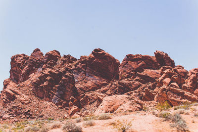 View of rock formation