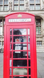 Red telephone booth