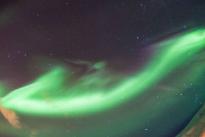 Low angle view of sky at night