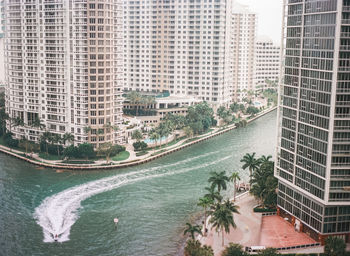 Aerial view of city