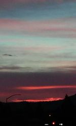 Scenic view of landscape at sunset