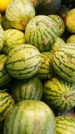 Close-up of fruits for sale in market