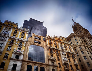 Low angle view of historical building