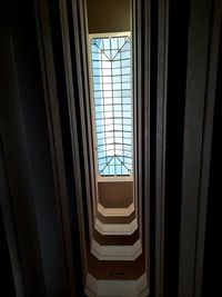 Directly below shot of skylight in building