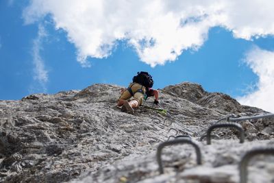  klimbing a via ferrata austria 