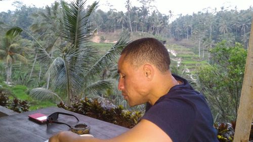 Portrait of young woman