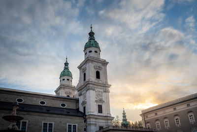 Low angle view of cathedral against sky