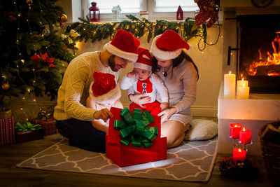 Close-up of christmas decoration