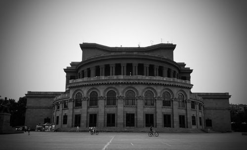 Low angle view of historical building