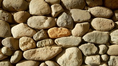 Full frame shot of stone wall