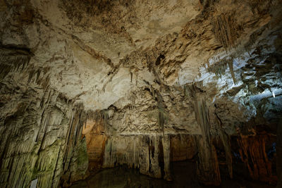 Low angle view of cave