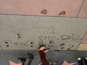 Graffiti on wall
