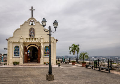 View of historic building against sky