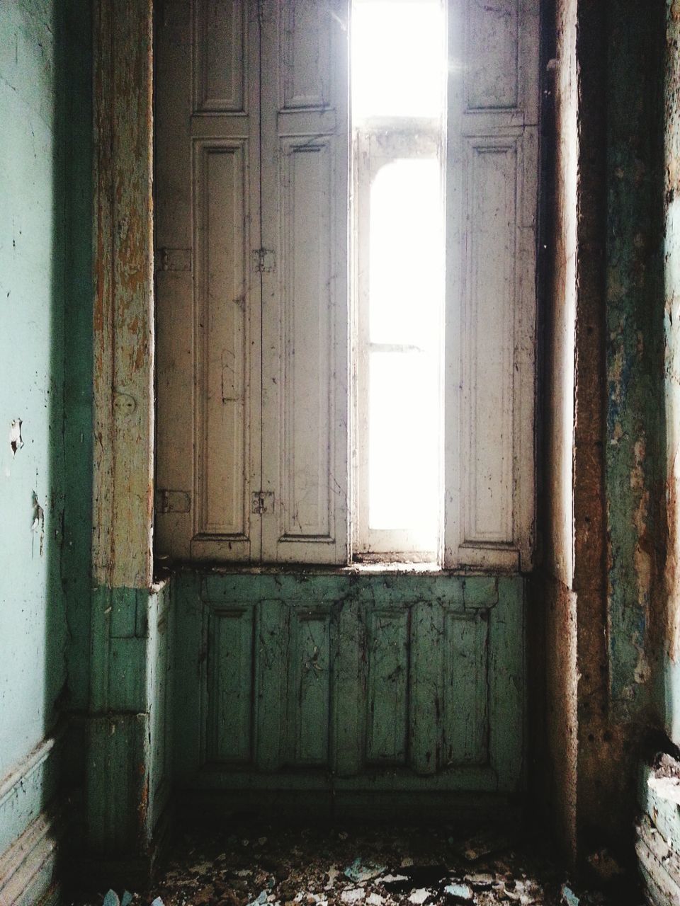 architecture, built structure, building exterior, old, abandoned, wall - building feature, door, building, indoors, window, weathered, damaged, architectural column, run-down, no people, wall, day, deterioration, obsolete, house