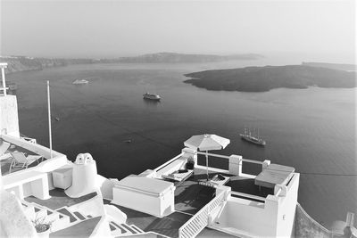 Santorini crater view