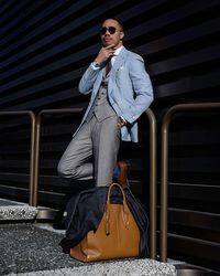 Young man wearing sunglasses