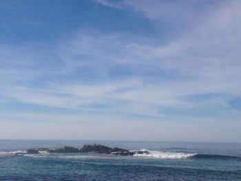 Scenic view of sea and sky