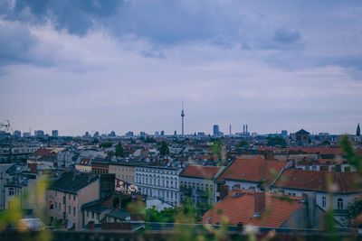 Cityscape against sky