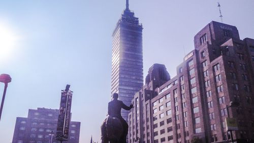 Low angle view of modern office building