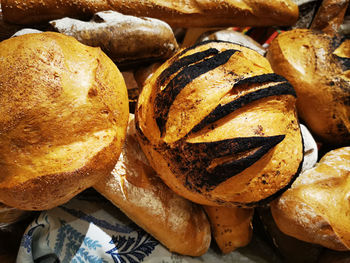 Full frame shot of bread