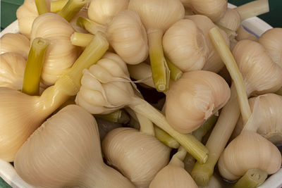 High angle view of vegetables for sale