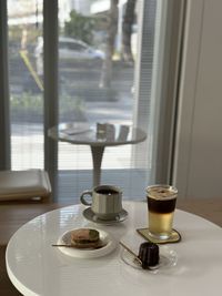 Close-up of drink on table