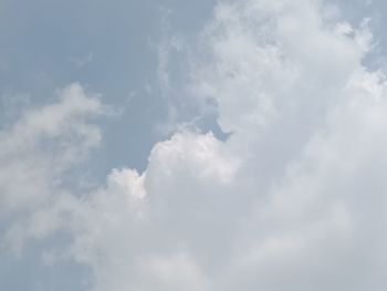 Low angle view of clouds in sky