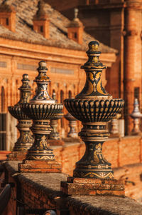 Close-up of chess pieces