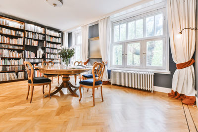 Chairs and table at home