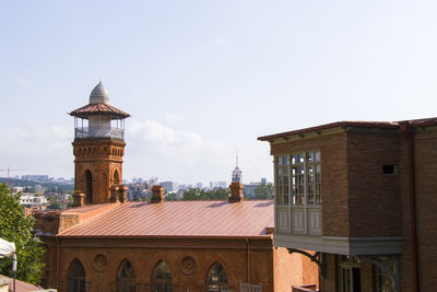  tbilisi botanical street, old famous houses and city view, old famous street in old town