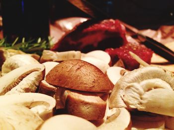 Close-up of object on table